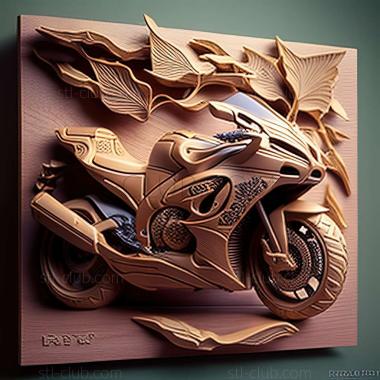 3D модель Kawasaki 1400GTR (STL)